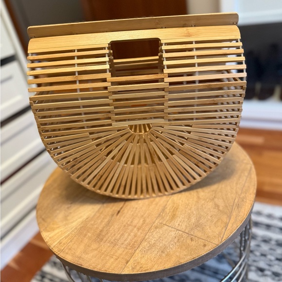 Handbags - Elegant Tan Bamboo Women Bag